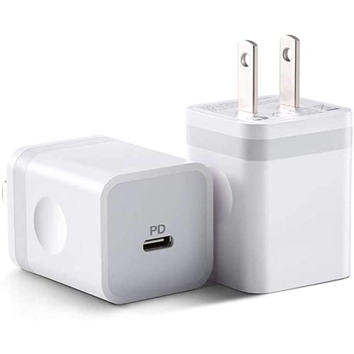 iPhone 13 Fast Charger, ARCCRA 2-Pack 20W USB C Wall Charger Power Adapter PD Charger Block Plug Cube for iPhone 13/13 Pro Max, iPhone 12/11/XS/XR/X, iPad Pro, AirPods, and More